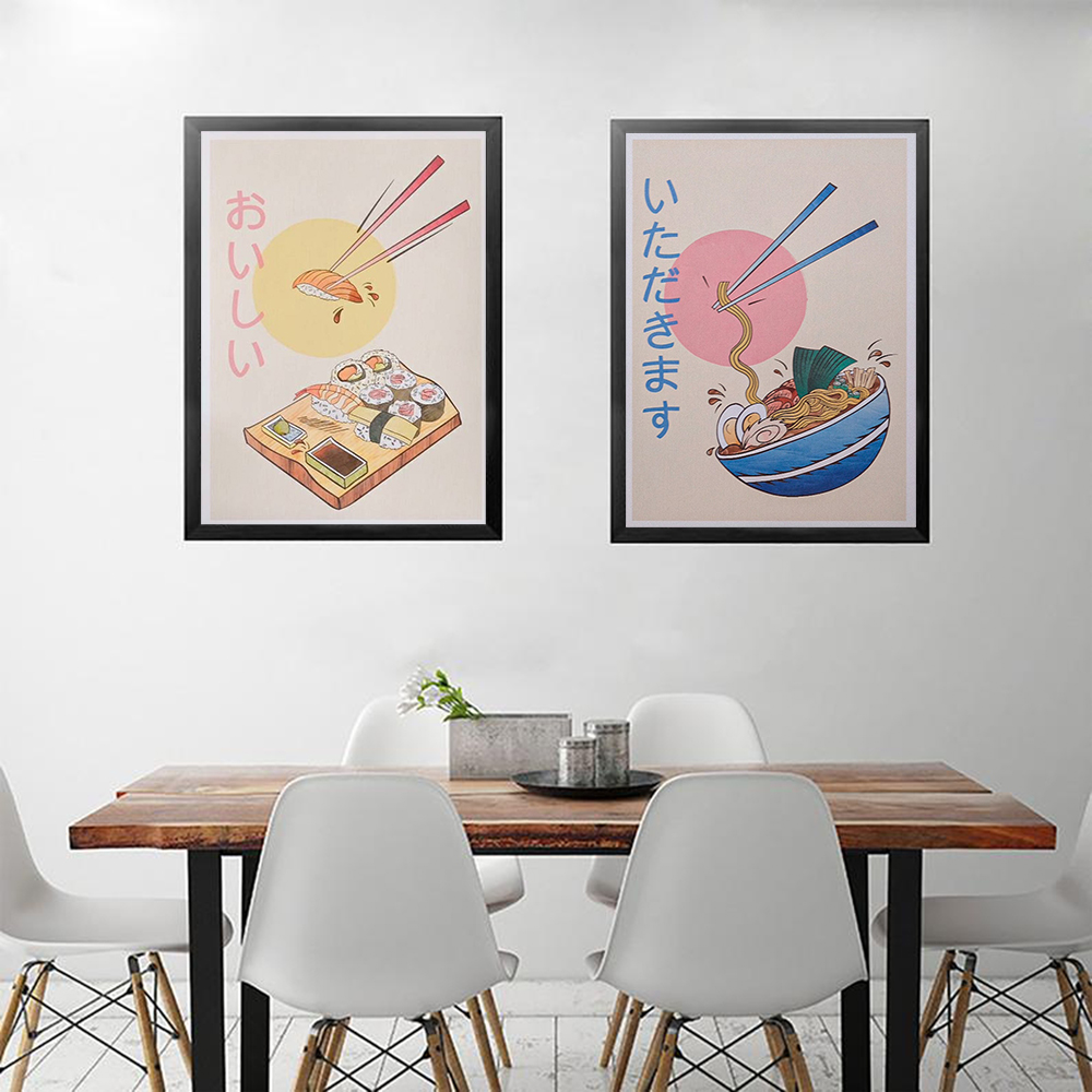 Poster Makanan Dapur Gaya Jepa - Japanese Lifestyle Food ulasan dan harga