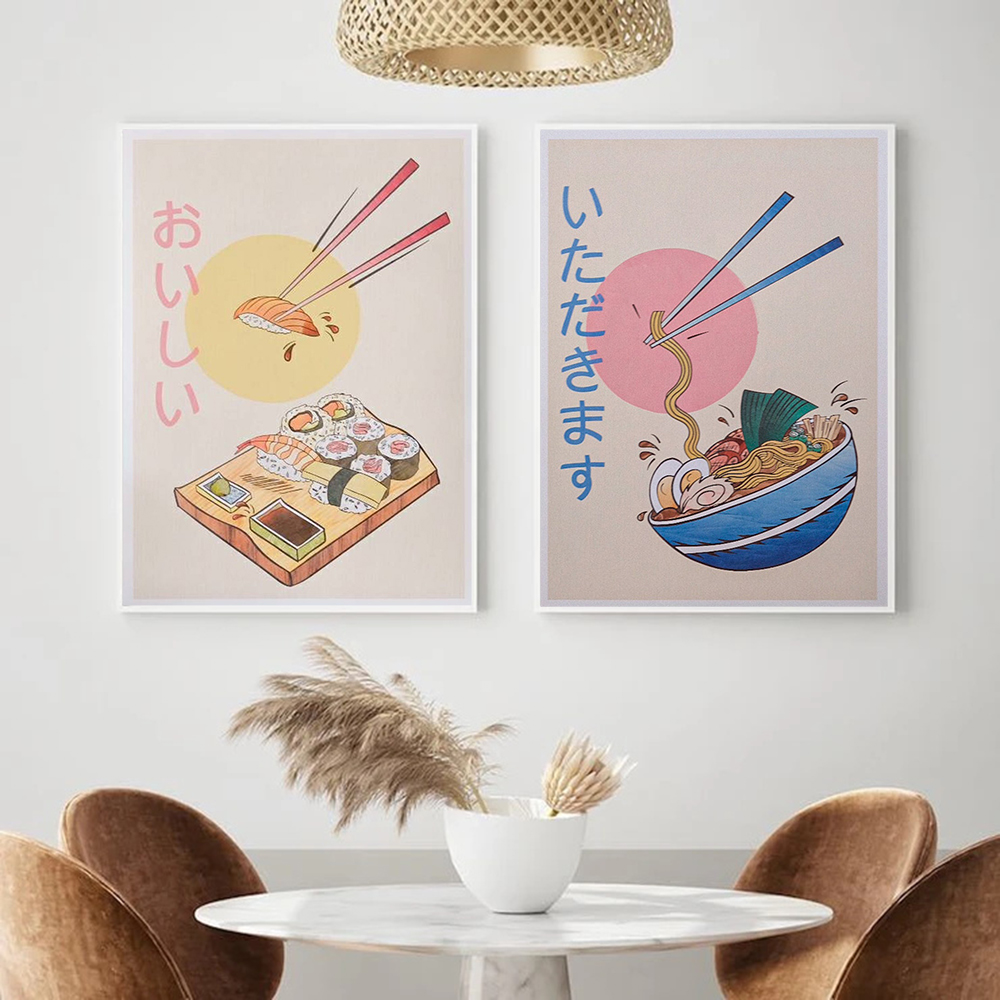 Poster Makanan Dapur Gaya Jepa - Japanese Lifestyle Food ulasan dan harga