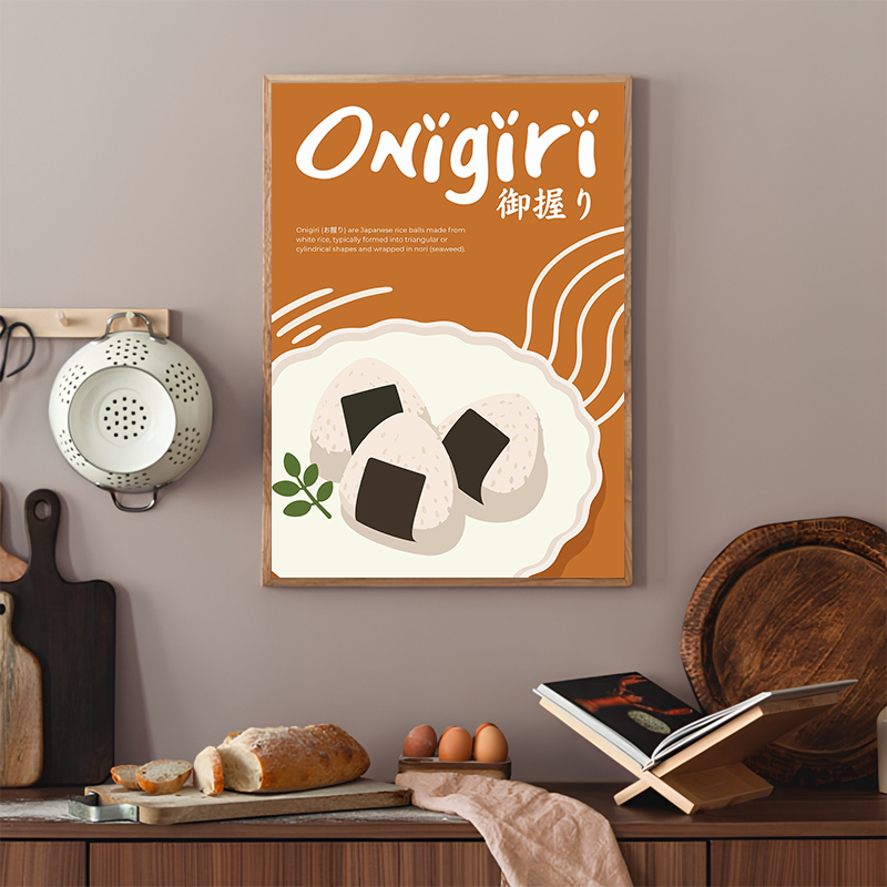 Poster Masakan Jepang Minimali - Japanese Lifestyle Food ulasan dan harga