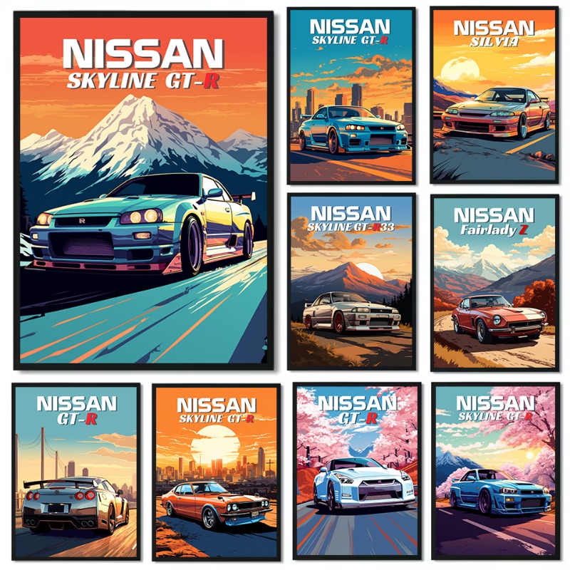 Poster Mobil Sport Klasik Jepa - Lifestyle Of Japanese ulasan dan harga