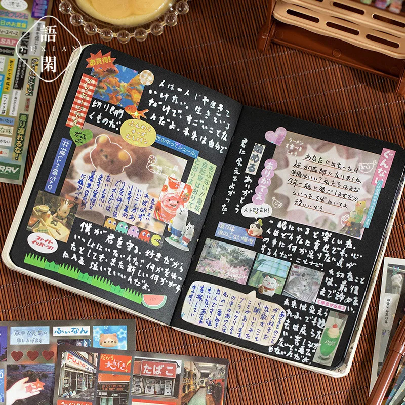 30/60 Lembar Stiker DIY Bahan  - Japanese Lifestyle Books ulasan dan harga
