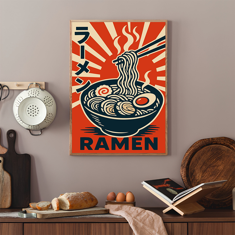 Poster Makanan Jepang Gaya Vin - Japanese Lifestyle Food ulasan dan harga