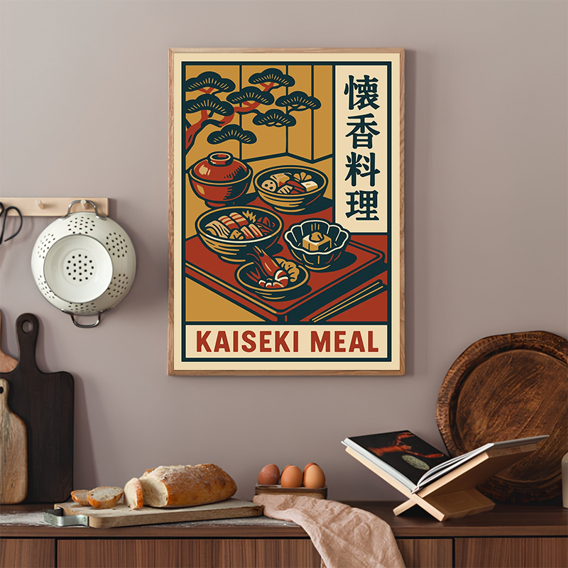 Poster Makanan Jepang Gaya Vin - Japanese Lifestyle Food ulasan dan harga
