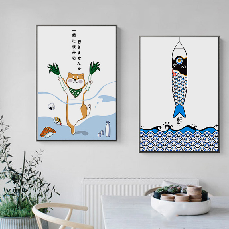 Poster ikan hewan kreatif Jepa - Lifestyle Of Japanese ulasan dan harga