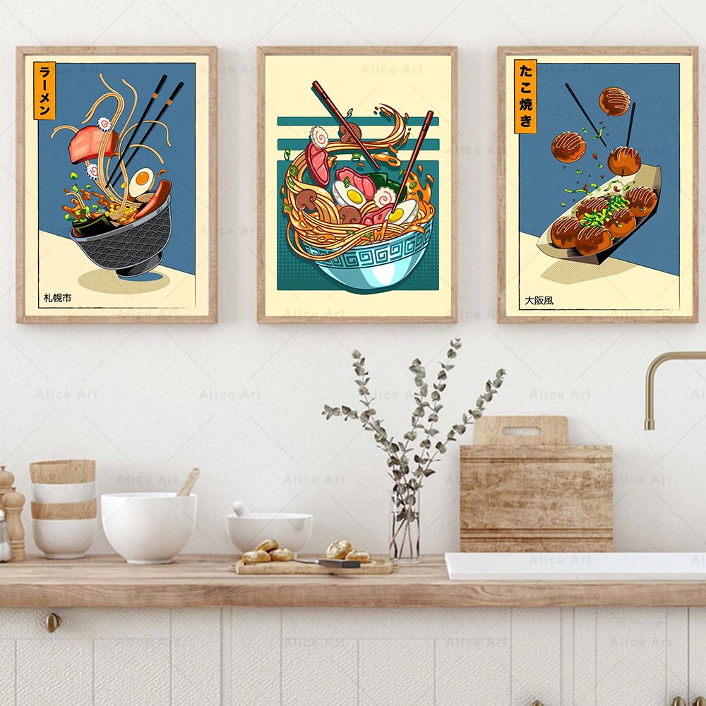 Gaya Jepang Poster Dapur Makan - Japanese Lifestyle Food ulasan dan harga